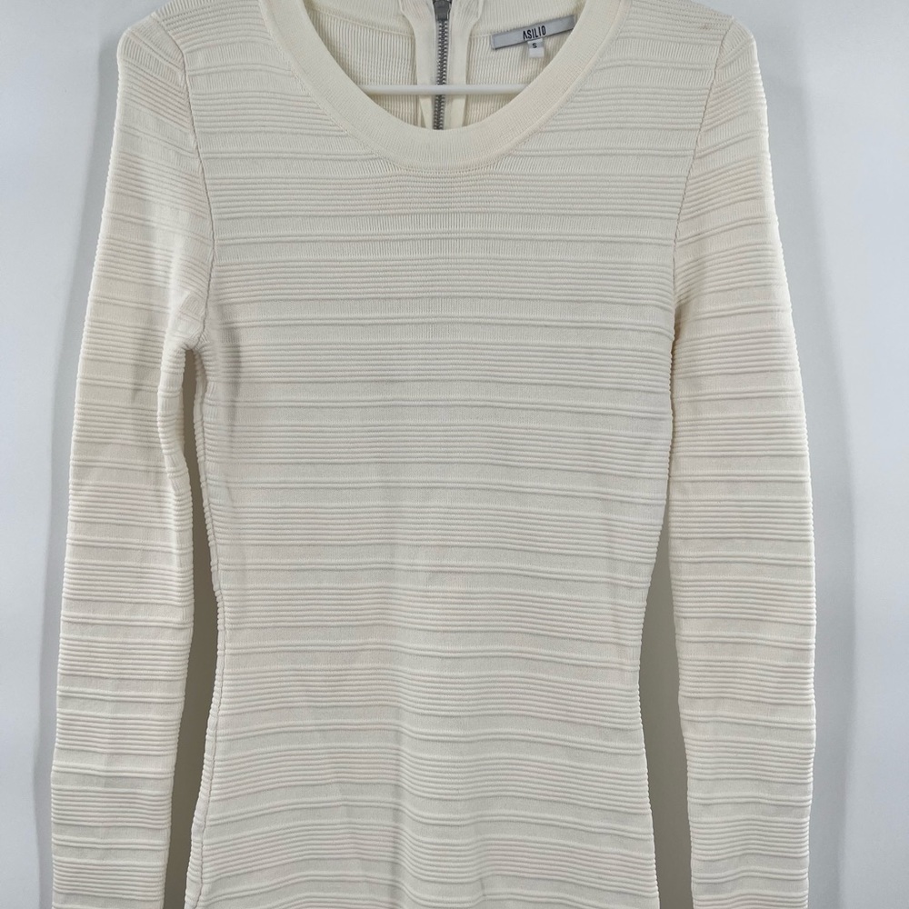 Asilio cream sweater dress size S - Picture 2 of 11